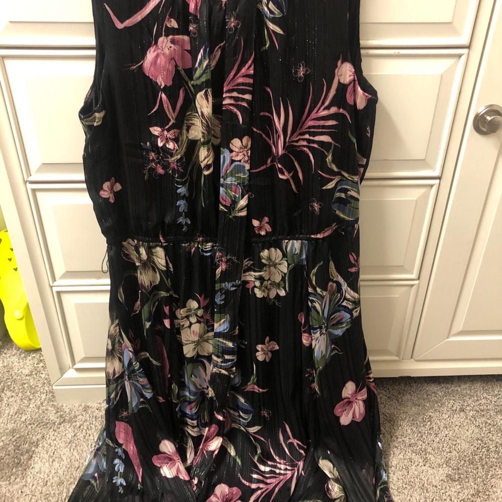 Black Floral Dress - Picture 2 of 2